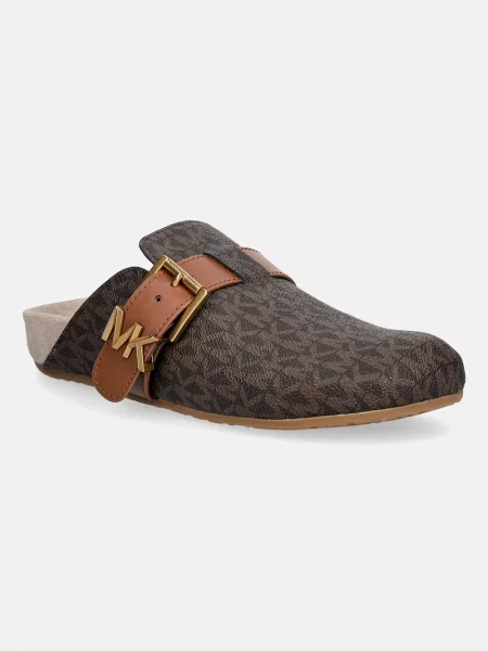 Papuci tip mules Michael Michael Kors maro