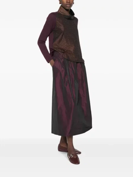Fustă midi Whyci Milano violet