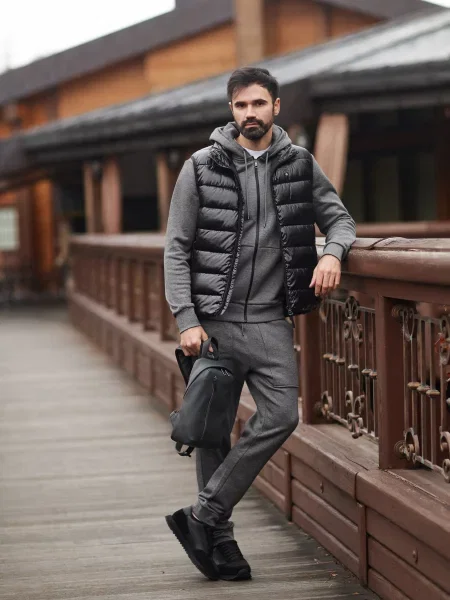 Спортивна кофта Boss сіра