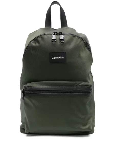 Rucsac Calvin Klein cu autograf verde