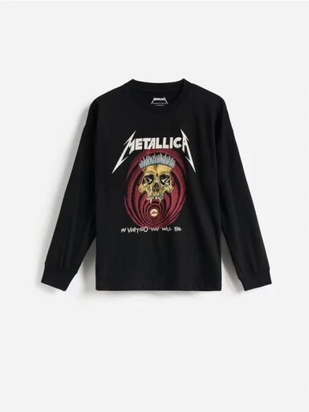 Reserved Longsleeve Metallica czarny