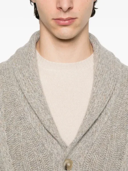 Cardigan Fedeli tricotate gri