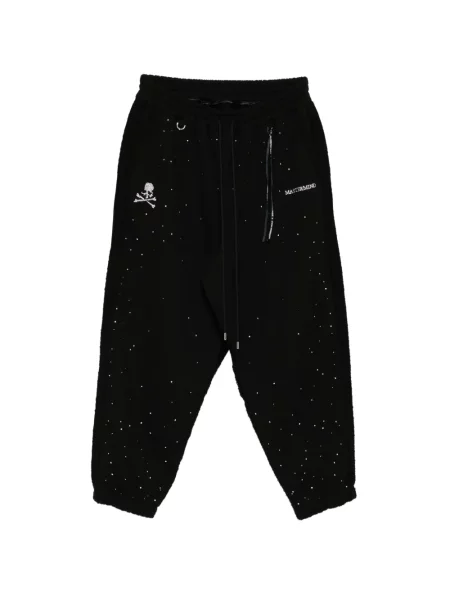Pantaloni Mastermind World de cristal alergare negru