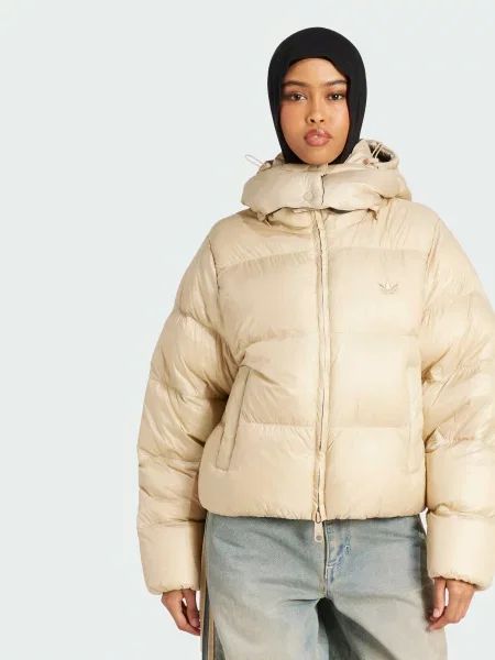 Пуховик adidas Adidas Essentials бежевий