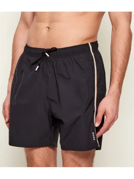 Pantaloni scurți Boss Black negru