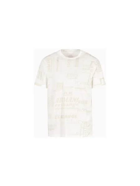Tricou Eax alb