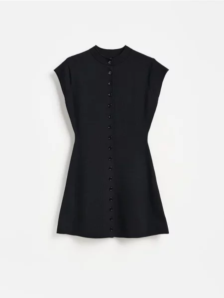 Reserved Rochie mini din jerseu negru