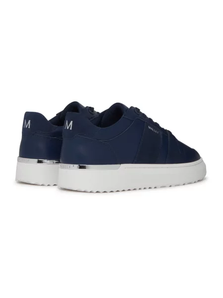 Sneakersy Mallet London skórzane niebieskie