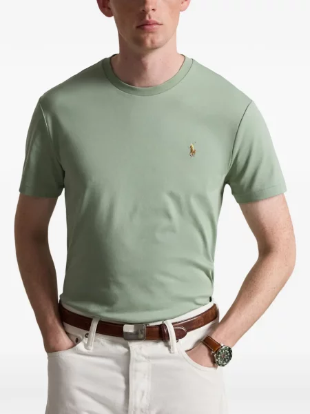 Τέντωμα καρό κιλότα Polo Ralph Lauren με κέντημα πράσινο