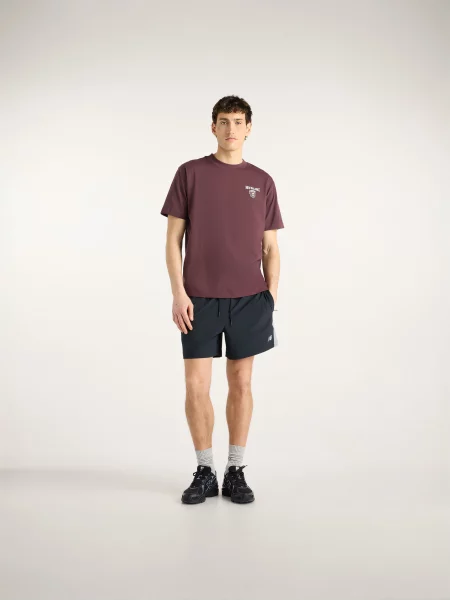 Футболка New Balance коричневий