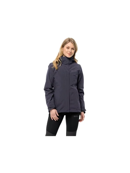 Geacă Jack Wolfskin negru
