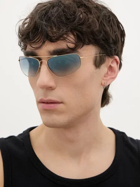 Ray-Ban okulary przeciwsłoneczne niebieskie