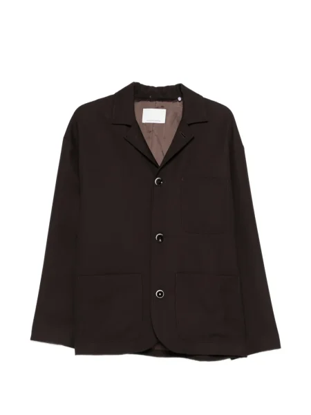 Palton Nine In The Morning cu un singur rând de nasturi maro