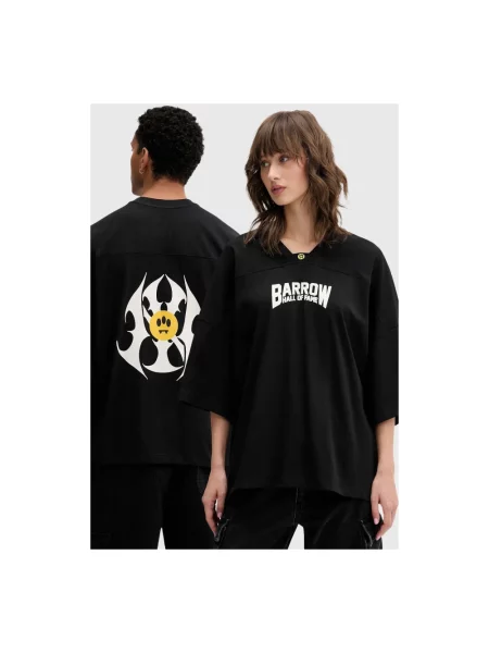 Barrow t-shirt wzorzysty czarny
