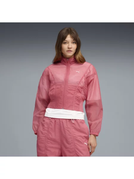 PUMA tkana kurtka oversize Dare To Odzież S różowy