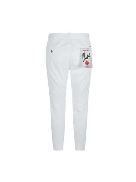 Spodnie Dsquared2 białe
