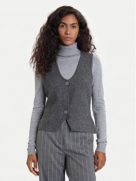 Vero Moda Kamizelka Brisa szary
