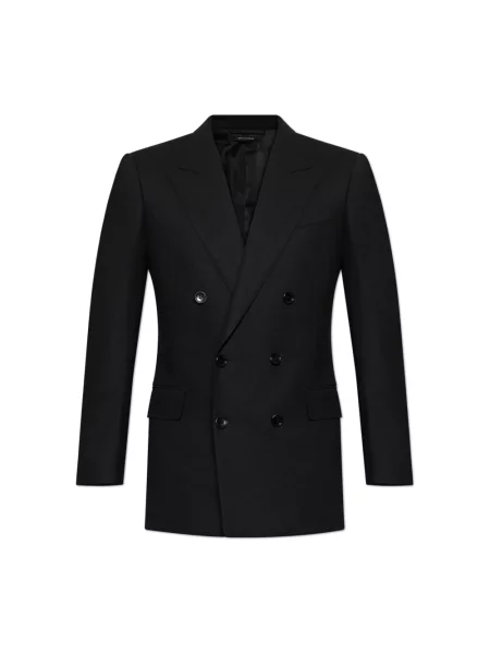 Garnitur Tom Ford wełniany czarny