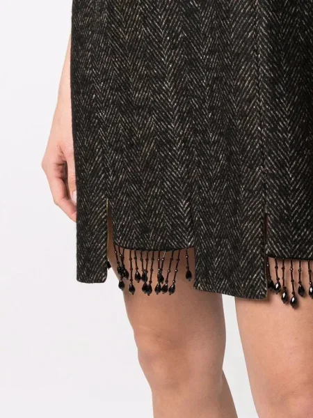 Rochie Ganni cu mărgele de costum negru