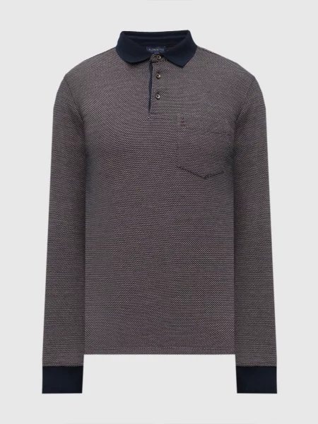 Поло у візерунок Florentino синє