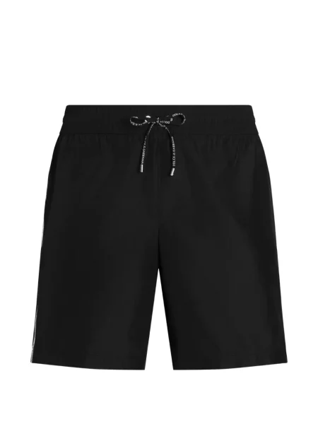Slip de baie Dolce & Gabbana din canvas negru