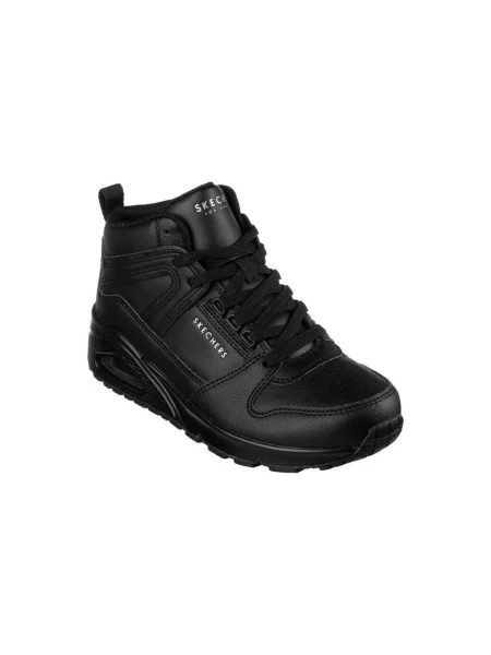 Členkové topánky Skechers čierna