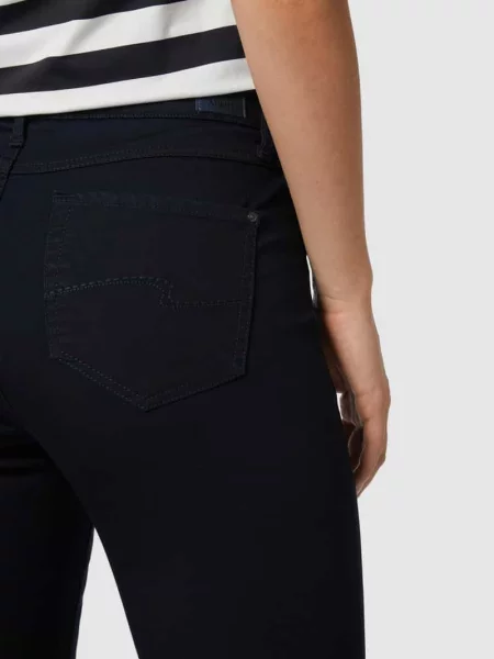 Jeansy Bootcut z kontrastowymi przeszyciami model CICI' Angels granatowe
