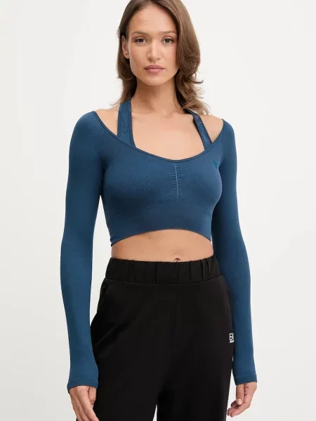 Guess longsleeve PEONY niebieska