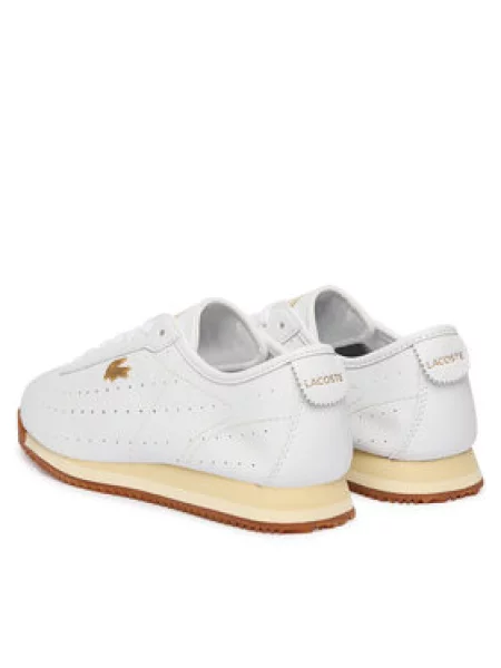 Kožne tenisice Lacoste Club-Low Sneakers bijela