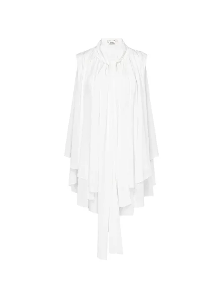 Top Comme Des Garçons s mašlí bílý