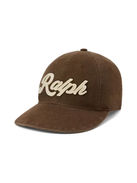 Czapka z daszkiem Polo Ralph Lauren brązowa