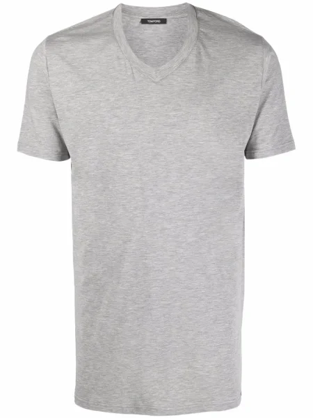 Tricou Tom Ford cu decolteu în V verde