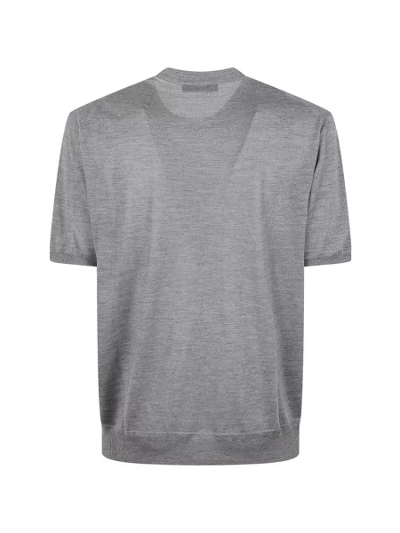 Scurt tricou Brett Johnson tricotate gri