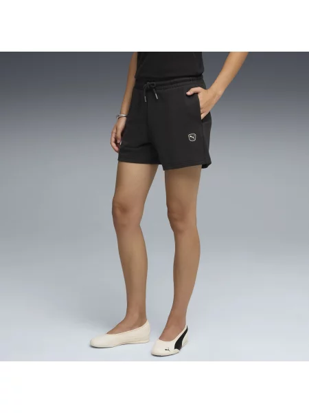 PUMA szorty Essentials Elevated ze śCzerwonynim stanem 5" Akcesoria S czarny
