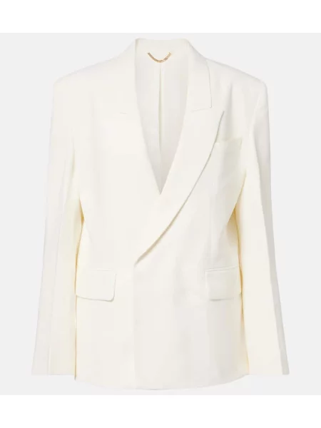 Sacou Victoria Beckham alb