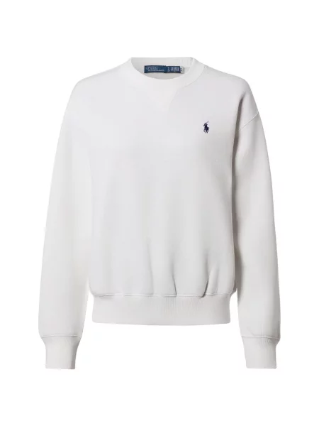 Polo Ralph Lauren Bluza Kobiety dresowy jednolity S biały