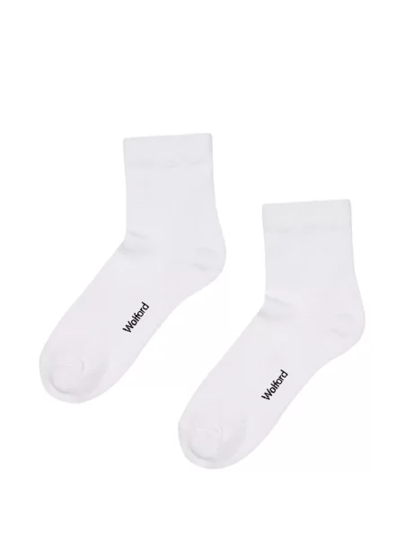Șosete Wolford din material terry alb