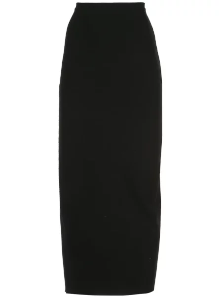 Fustă Rick Owens tricotate negru