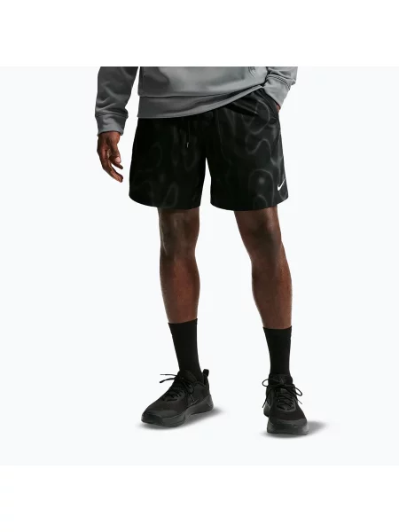 Мъжки къси панталони/шорти Nike Form Dri-Fit 7" black/white бяло