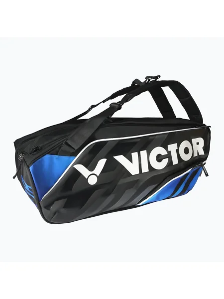 Чанта за ракети VICTOR черна/блестящо синя черно