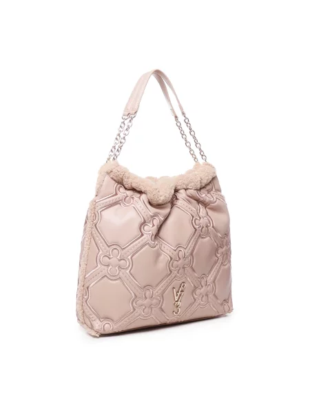 Shopperka V73 pikowana różowa