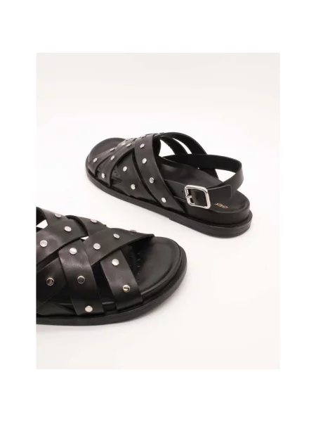 Geox sandale de piele D ADELASH negru
