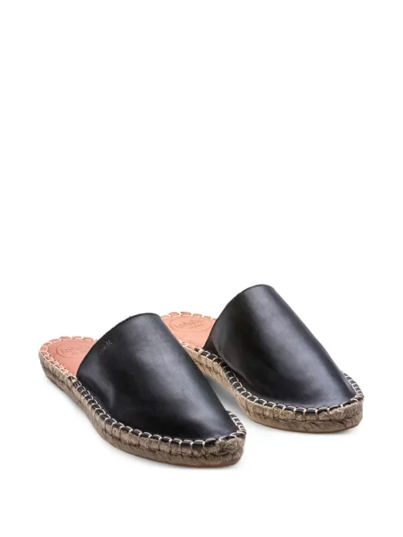 Papuci tip mules Alohas din piele negru