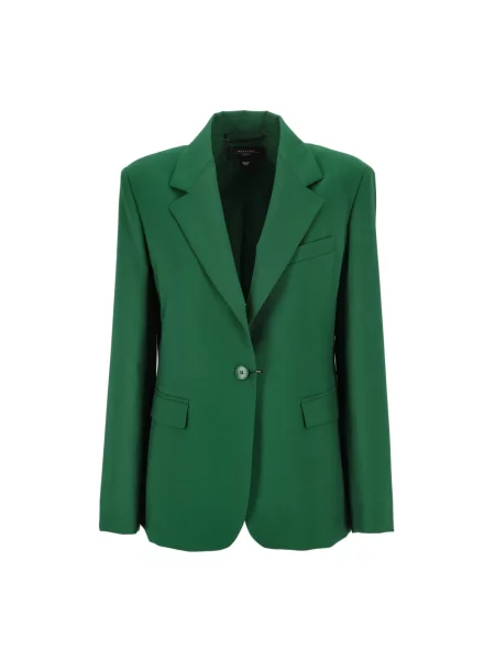 Marynarka Weekend Max Mara wełniana zielona