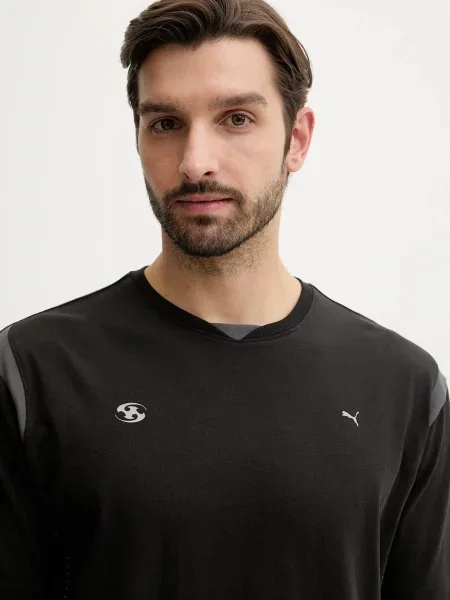 Футболка Puma с принтом черная