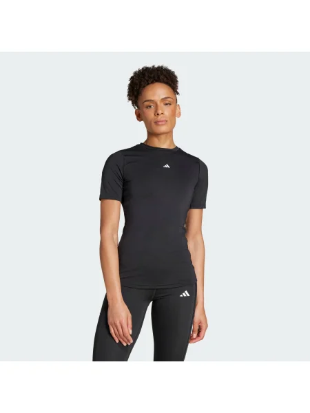 ADIDAS PERFORMANCE Tricou funcțional negru alb