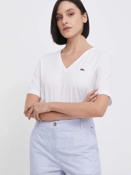 Lacoste Tricou alb
