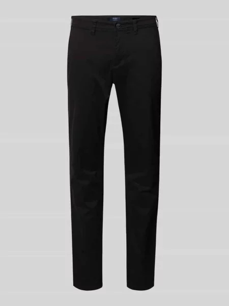 Chinosy o kroju slim fit z z tyłu Mcneal czarne