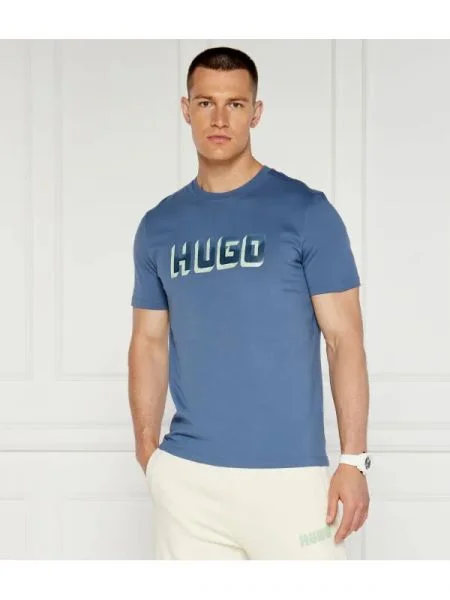 HUGO Tricou albastru
