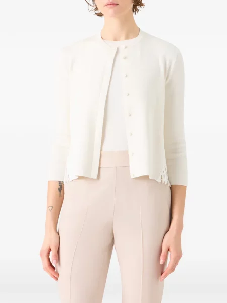 Cardigan Akris alb